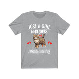 Just A Girl Who Loves American Bobtails Shirt, American Bobtail Cat Lover Shirt, Cat Shirt, Cats Gift, Animal Shirt Image 3