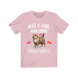 Just A Girl Who Loves American Bobtails Shirt, American Bobtail Cat Lover Shirt, Cat Shirt, Cats Gift, Animal Shirt Image 4