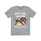 Just A Girl Who Loves African Fat Tailed Geckos Lizards Shirt, Gecko Lover Shirt, Gecko Gift, Pet Lizard Shirt, Adult Kids Animal T-Shirt Image 3