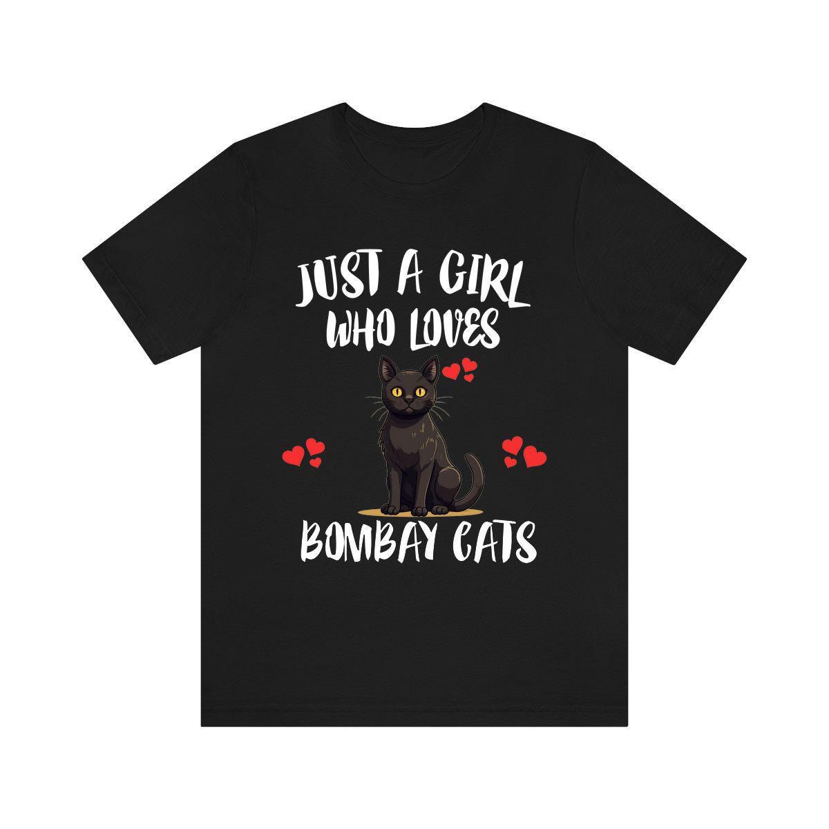 Just A Girl Who Loves Bombay Cats Shirt, Bombay Cat Lover Shirt, Cat Shirt, Cat Lover Gift, Animal Shirt Image 2