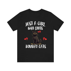 Just A Girl Who Loves Bombay Cats Shirt - Bombay cat print design