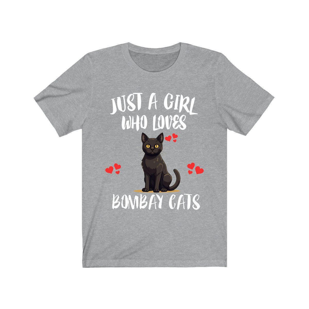 Just A Girl Who Loves Bombay Cats Shirt, Bombay Cat Lover Shirt, Cat Shirt, Cat Lover Gift, Animal Shirt Image 1