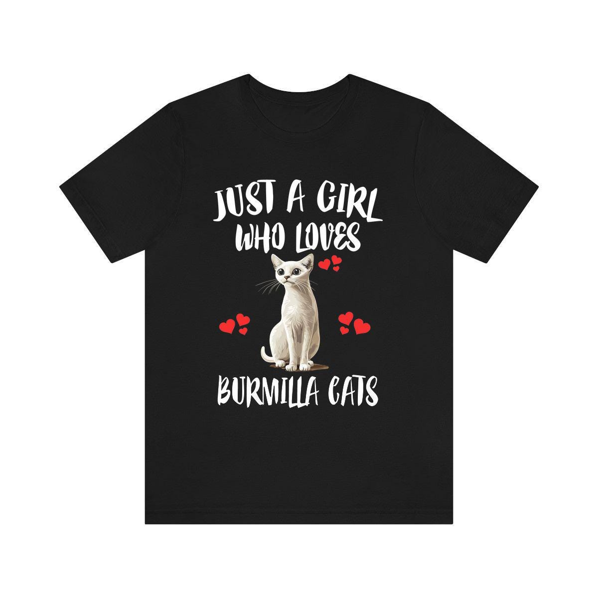 Just A Girl Who Loves Burmilla Cats Shirt, Burmilla Cat Lover Shirt, Cat Shirt, Cat Lover Gift, Animal Shirt Image 1