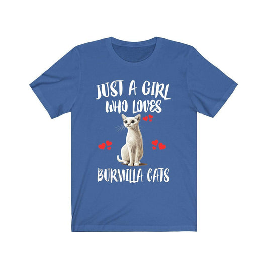 Just A Girl Who Loves Burmilla Cats Shirt - Burmilla cat print design
