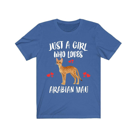 Arabian Mau Cat Shirt for Girls - arabian mau cat print design