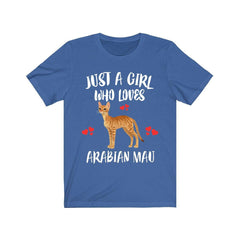 Arabian Mau Cat Shirt for Girls - arabian mau cat print design