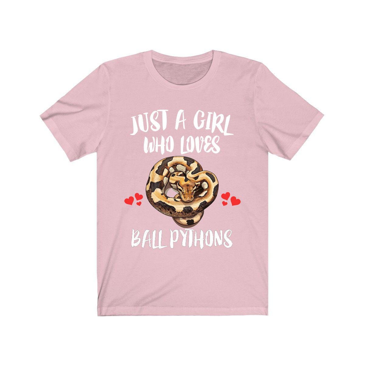 Just A Girl Who Loves Ball Pythons Snakes Shirt, Ball Python Lover Gift, Animal Adult Toddler Infant Kids Gift T-Shirt Image 4