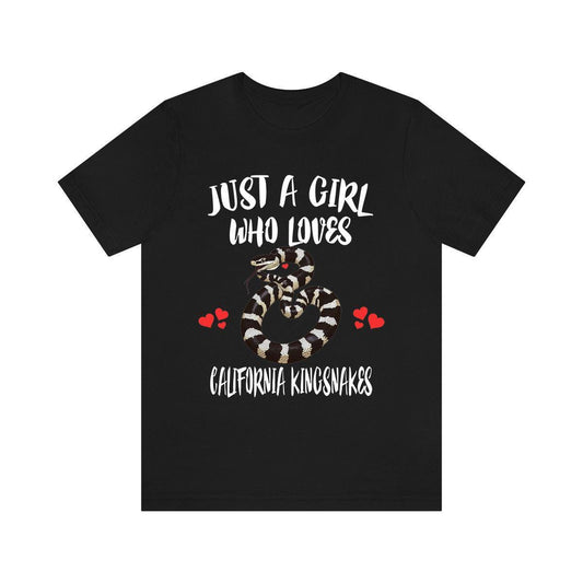 Just A Girl Who Loves California Kingsnakes Shirt - California kingsnake print design