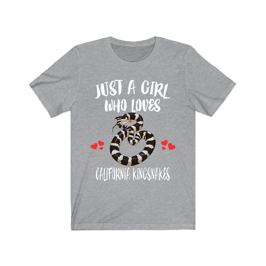 Just A Girl Who Loves California Kingsnakes Shirt - California kingsnake print design