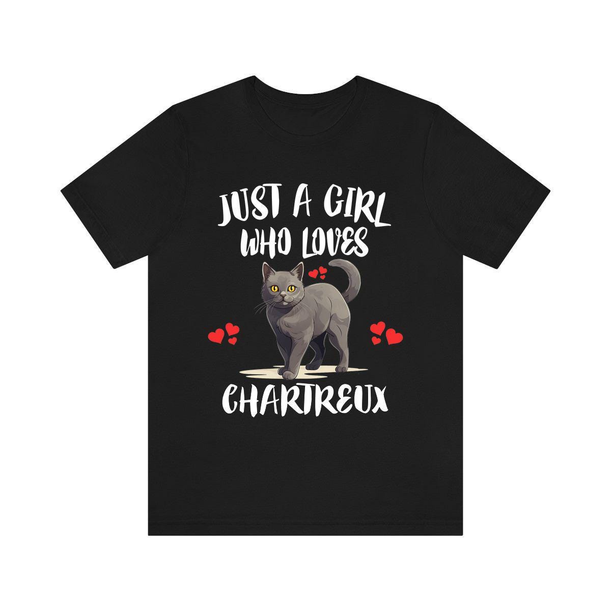Just A Girl Who Loves Chatreux Cats Shirt, Chatreux Cat Lover Shirt, Cat Shirt, Cat Lover Gift, Animal Shirt Image 1