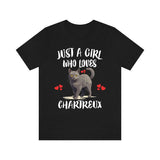 Just A Girl Who Loves Chatreux Cats Shirt, Chatreux Cat Lover Shirt, Cat Shirt, Cat Lover Gift, Animal Shirt Image 1