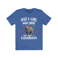 Just A Girl Who Loves Chartreux Cats Shirt - Chartreux cat print design