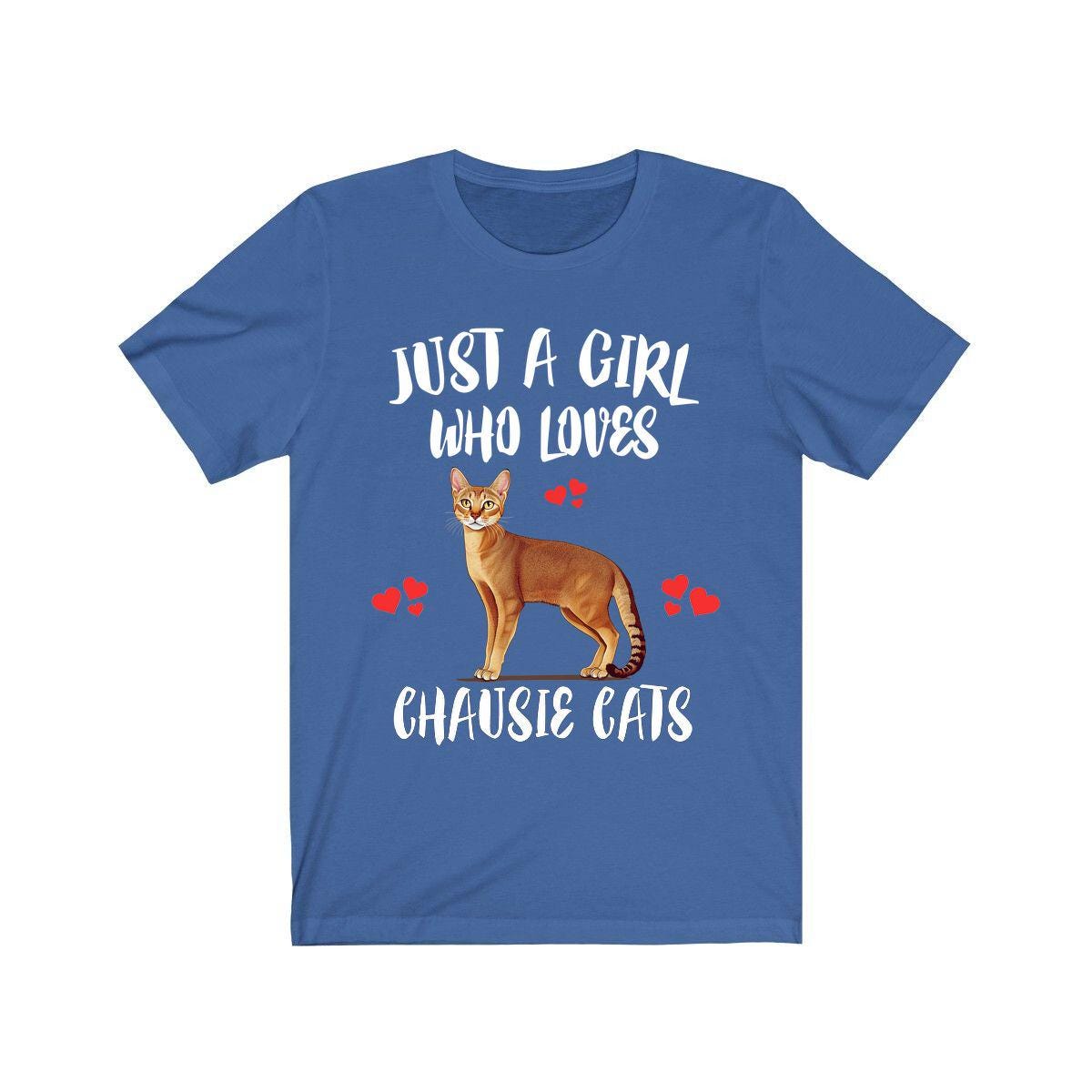 Just A Girl Who Loves Chausie Cats Shirt, Chausie Cat Lover Shirt, Cat Shirt, Cat Lover Gift, Animal Shirt Image 2