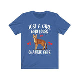 Just A Girl Who Loves Chausie Cats Shirt, Chausie Cat Lover Shirt, Cat Shirt, Cat Lover Gift, Animal Shirt Image 2