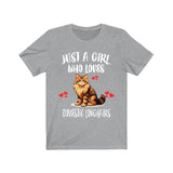Just A Girl Who Loves Domestic Longhairs Cats Shirt, Domestic Cat Lover Shirt, Cat Shirt, Cat Lover Gift, Animal Shirt Image 3