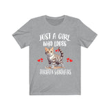Just A Girl Who Loves European Shorthair Cats Shirt, European Shorthair Cat Lover Shirt, Cat Shirt, Cat Lover Gift, Animal Shirt Image 3