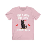Just A Girl Who Loves Bombay Cats Shirt, Bombay Cat Lover Shirt, Cat Shirt, Cat Lover Gift, Animal Shirt Image 4