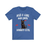 Just A Girl Who Loves Bombay Cats Shirt, Bombay Cat Lover Shirt, Cat Shirt, Cat Lover Gift, Animal Shirt Image 3