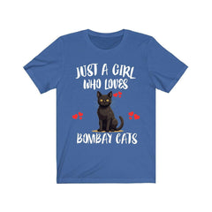 Just A Girl Who Loves Bombay Cats Shirt - Bombay cat print design