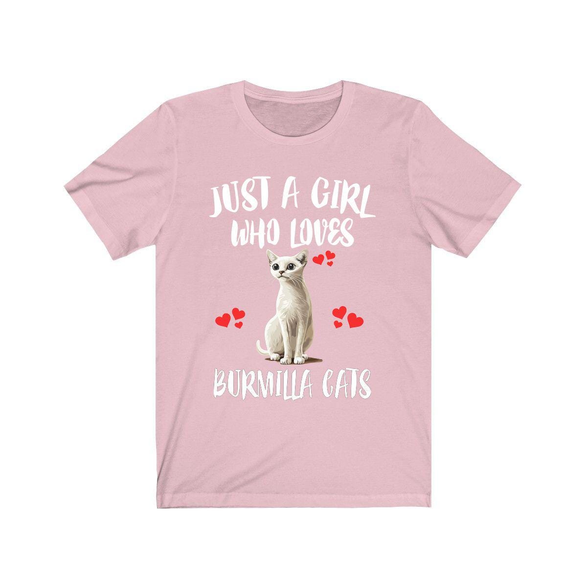 Just A Girl Who Loves Burmilla Cats Shirt, Burmilla Cat Lover Shirt, Cat Shirt, Cat Lover Gift, Animal Shirt Image 4