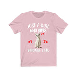 Just A Girl Who Loves Burmilla Cats Shirt, Burmilla Cat Lover Shirt, Cat Shirt, Cat Lover Gift, Animal Shirt Image 4