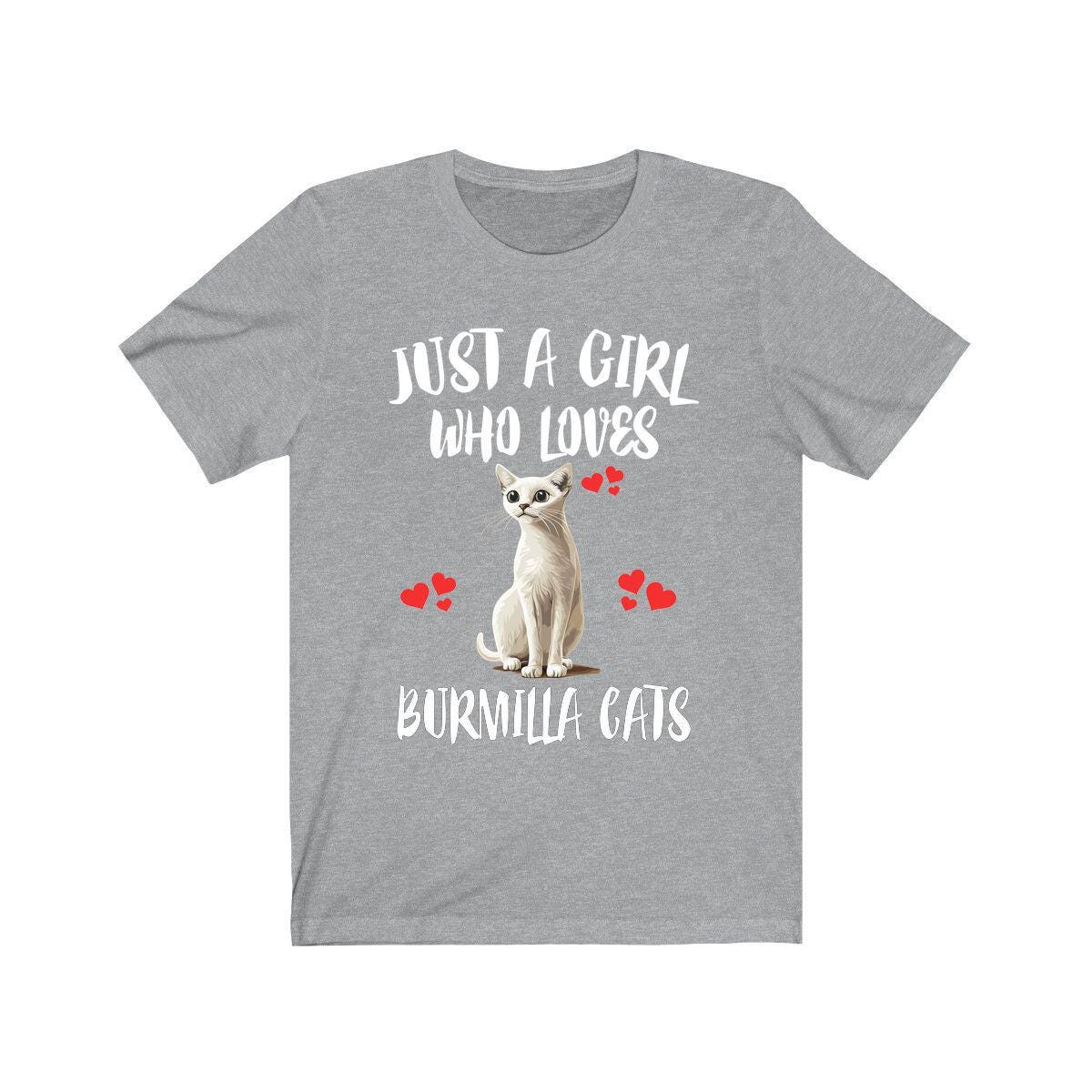 Just A Girl Who Loves Burmilla Cats Shirt, Burmilla Cat Lover Shirt, Cat Shirt, Cat Lover Gift, Animal Shirt Image 3