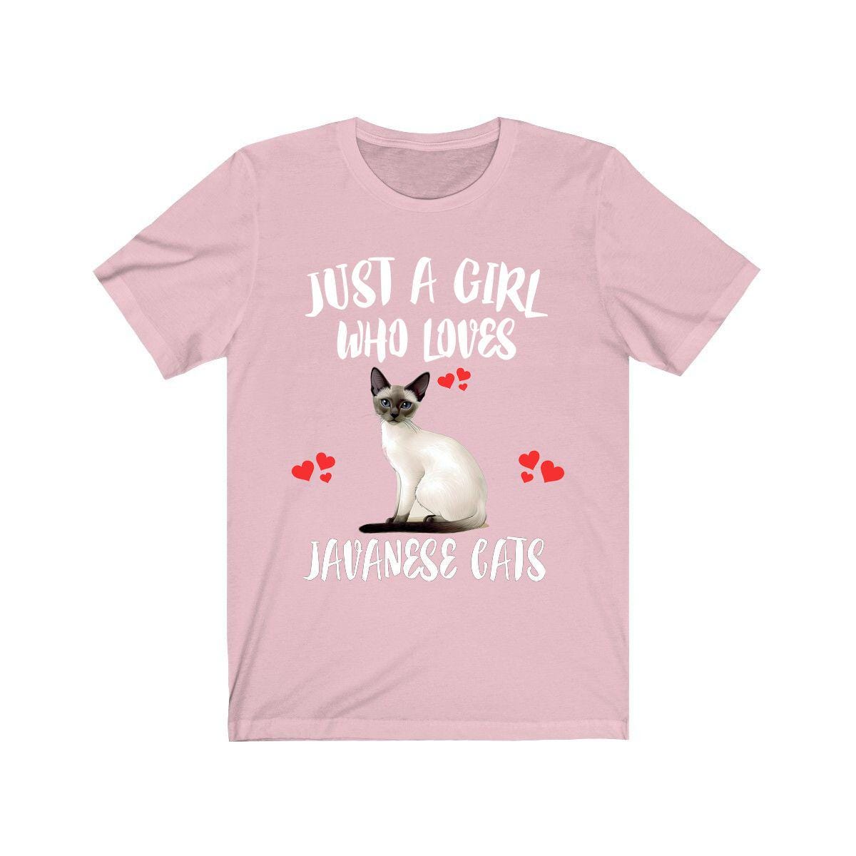 Just A Girl Who Loves Javanese Cats Shirt, Javanese Cat Cat Lover Shirt, Cat Shirt, Cat Lover Gift, Animal Shirt Image 4