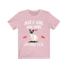 Just A Girl Who Loves Javanese Cats Shirt - Javanese cat print design