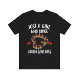 Just A Girl Who Loves Kenyan Sand Boas Snakes Shirt, Boa Lover Shirt, Boa Shirt, Snake Lover Gift, Animal Shirt Image 2