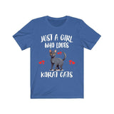Just A Girl Who Loves Korat Cats Shirt, Korat Cat Lover Shirt, Cat Shirt, Cat Lover Gift, Animal Shirt Image 3