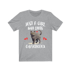 Just A Girl Who Loves Chartreux Cats Shirt - Chartreux cat print design