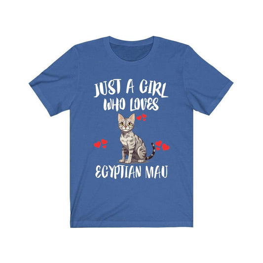 Just A Girl Who Loves Egyptian Mau Cats Shirt - Egyptian Mau cat print design