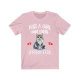 Just A Girl Who Loves Laperm Cats Shirt, Laperm Cat Lover Shirt, Cat Shirt, Cat Lover Gift, Animal Shirt Image 4