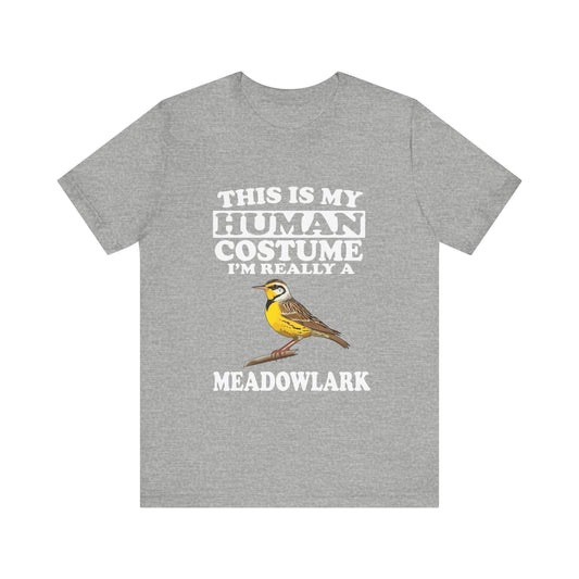 This Is My Human Costume I'm Really A Meadowlark Bird Shirt - meadowlark print design