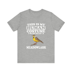 This Is My Human Costume I'm Really A Meadowlark Bird Shirt - meadowlark print design