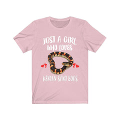 Just A Girl Who Loves Kenyan Sand Boas Shirt - Kenyan sand boa print design