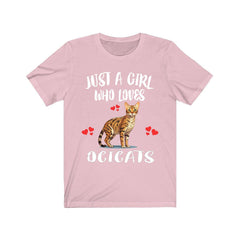 Just A Girl Who Loves Ocicats Shirt - Ocicat print design