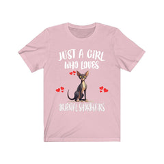 Oriental Shorthair Cat T-Shirt - oriental shorthair print design
