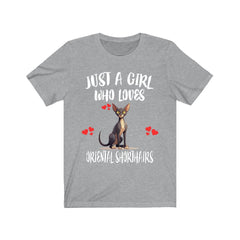 Oriental Shorthair Cat T-Shirt - oriental shorthair print design
