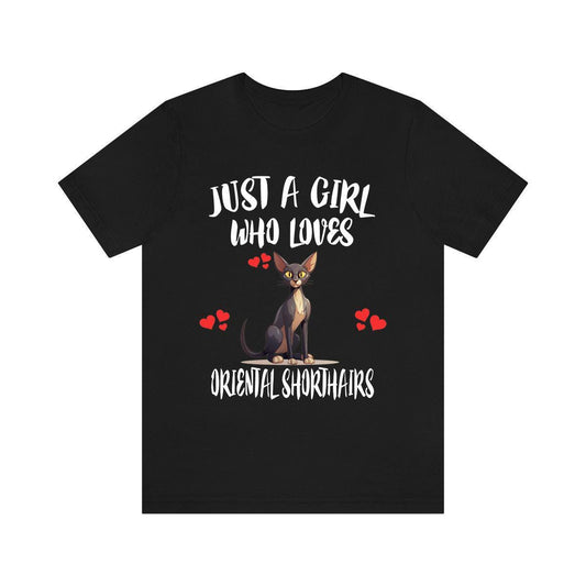 Oriental Shorthair Cat T-Shirt - oriental shorthair print design