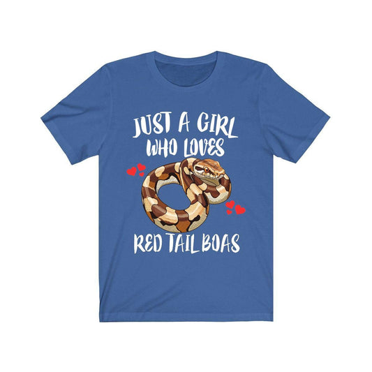 Red Tail Boa T-Shirt for Girls - red tail boa print design