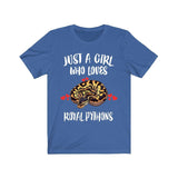Just A Girl Who Loves Royal Pythons Snakes Shirt, Python Lover Gift Image 2