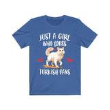 Just A Girl Who Loves Turkish Vans Cats Shirt, Cat Lover Shirt Image 2