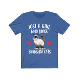 Just A Girl Who Loves Snowshoe Cats Shirt, Cat Lover Shirt, Cat Owner Gift, Animal Lover Adult Toddler Infant Kids Gift T-Shirt Image 2