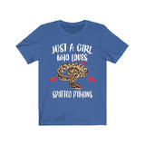 Just A Girl Who Loves Spotted Pythons Snakes Shirt, Snake Lover Shirt Image 2
