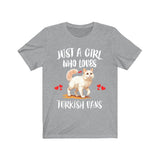 Just A Girl Who Loves Turkish Vans Cats Shirt, Cat Lover Shirt Image 3